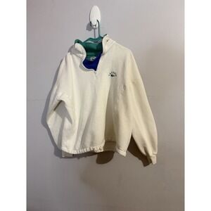 Vintage Lacoste Quarter Zip Men's White Size XL